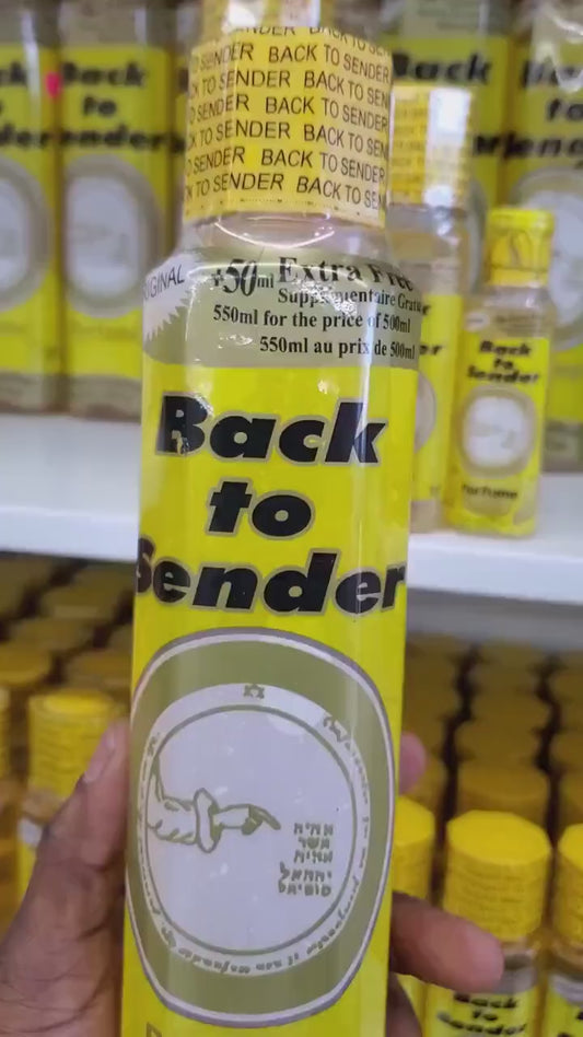 BACK TO SENDER || Original Spiritual Perfume || 500ml || 250ml || 150ml